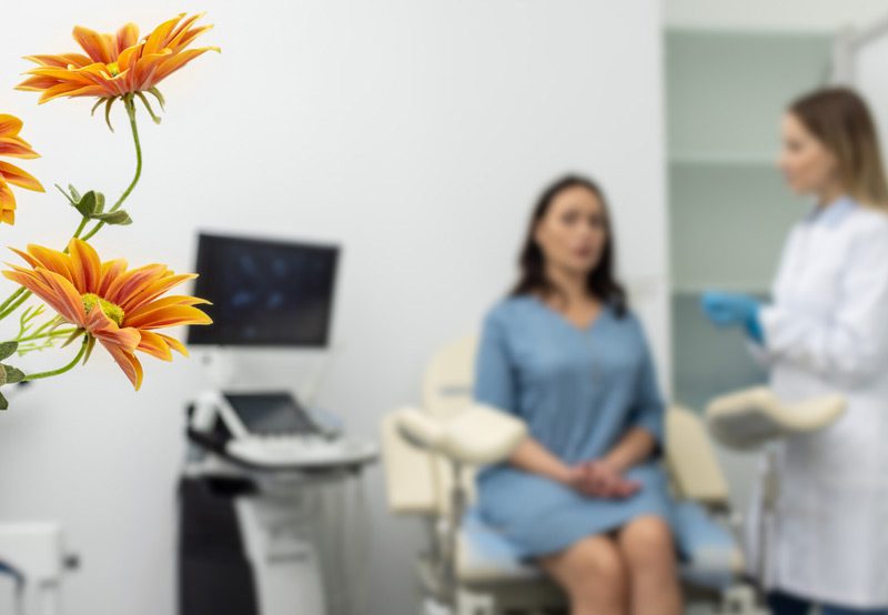 Examination-of-female-patient-by-gynecologist