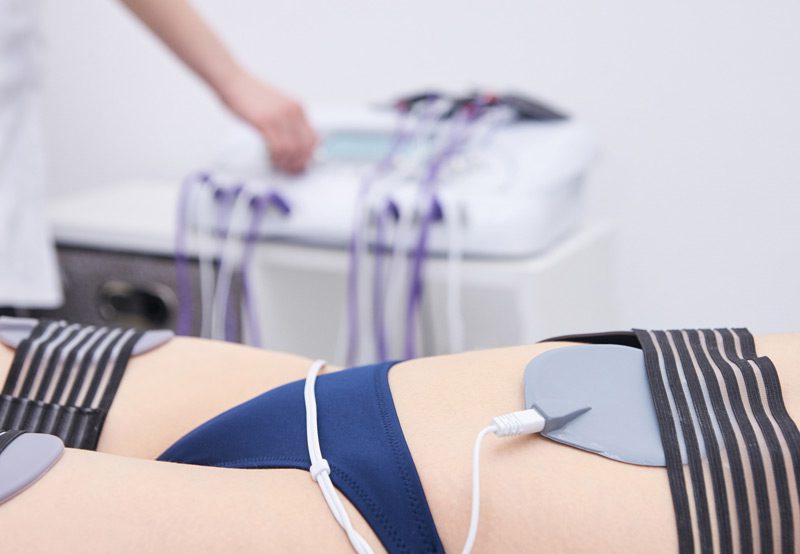 Woman-taking-electrostimulation-thearpy