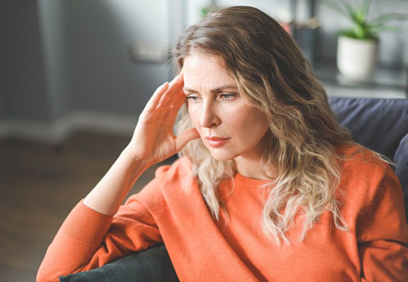 Mature-adult-woman-in-distress